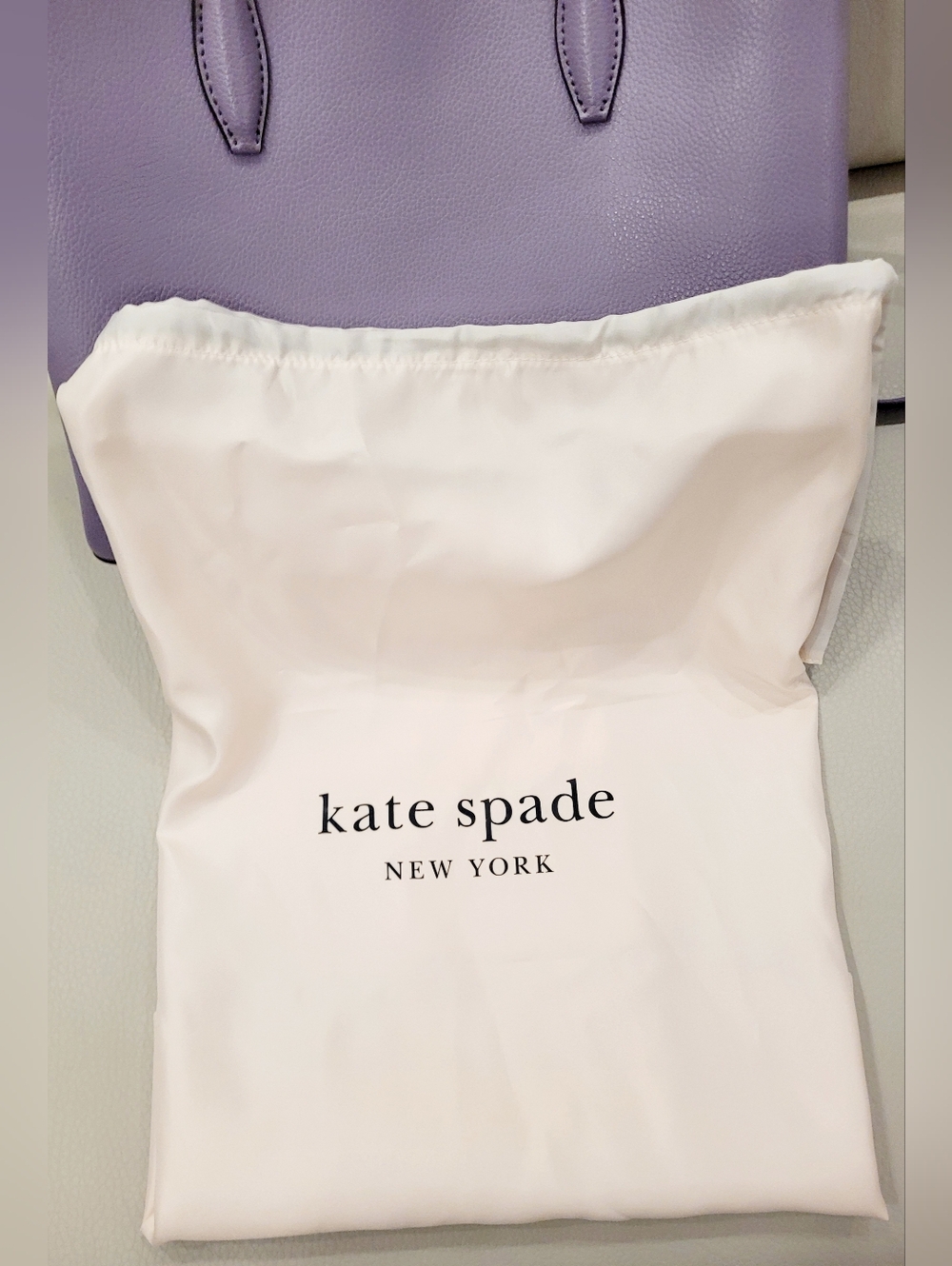 Kate Spade Eva Breezy Lilac Lavender Satchel With Dustbag - Picture 10 of 10